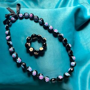 Hawaiian necklace with bracelet